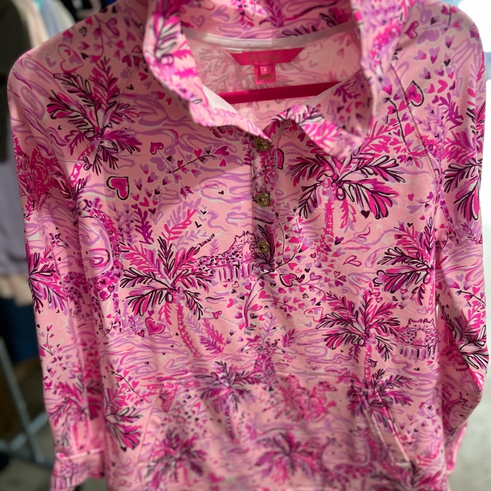 Lilly Pulitzer Sz L Top